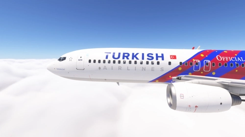 PMDG 737-800 w/ cabin Turkish Airlines - FC Barcelona (TC-JGY)