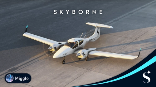 [DA42TDI] Skyborne Airline Academy G-SAJM [8K]