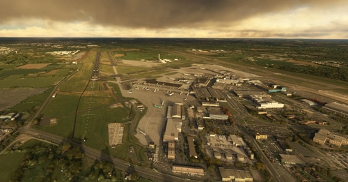 Enhanced Dublin Airport EIDW (including new runway) AI + Terminal Fix