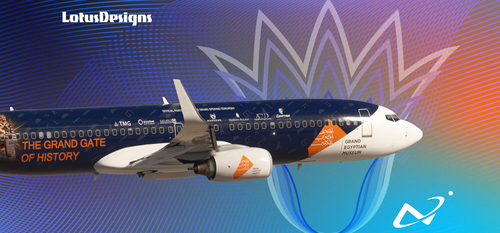 EGYPTAIR [SU-GCZ] PMDG B737-800 Grand Egyptian Museum