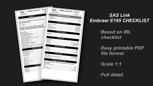 SAS Link - Embraer E195 Checklist