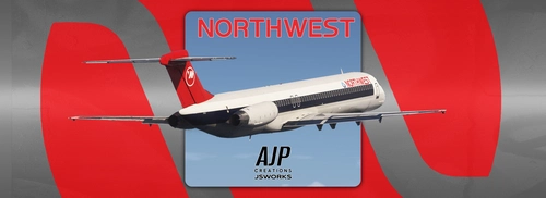 Northwest Airlines - Painted Thermometer - N302RC - McDonnell-Douglas MD-82