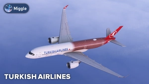 Turkish Airlines 500th Aircraft Special Livery w/ Cabin [A350-900] thumbnail 3