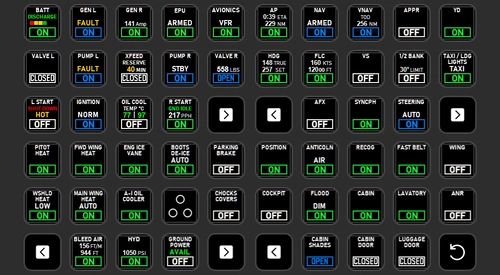2024 Piaggio P.180 Avanti II | Advanced Korry Logic Stream Deck Profile (PilotsDeck)