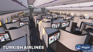 Turkish Airlines 500th Aircraft Special Livery w/ Cabin [A350-900] thumbnail 10