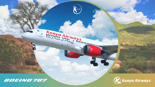 HorizonSim Boeing 787-9 Kenya Airlines 8K