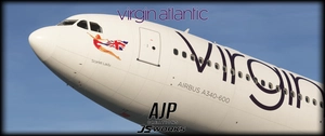 Virgin Atlantic - Modern Fleetpack - Aerosoft-Toliss A340-600 thumbnail 5