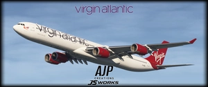 Virgin Atlantic - Modern Fleetpack - Aerosoft-Toliss A340-600 thumbnail 6