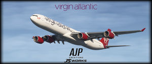Virgin Atlantic - Modern Fleetpack - Aerosoft-Toliss A340-600 thumbnail 7