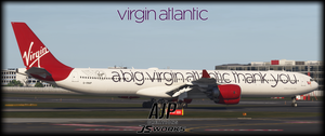 Virgin Atlantic - A Big Thank You - G-VNAP - Aerosoft-Toliss A340-600 thumbnail 2