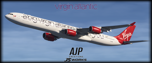Virgin Atlantic - A Big Thank You - G-VNAP - Aerosoft-Toliss A340-600 thumbnail 6