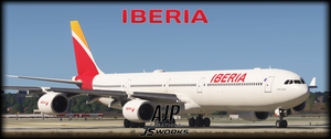 Iberia - EC-LEV - Aerosoft-Toliss A340-600 thumbnail 2