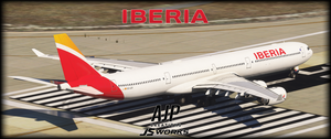 Iberia - EC-LEV - Aerosoft-Toliss A340-600 thumbnail 4