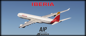 Iberia - EC-LEV - Aerosoft-Toliss A340-600 thumbnail 5