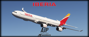 Iberia - EC-LEV - Aerosoft-Toliss A340-600 thumbnail 6