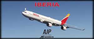 Iberia - EC-LEV - Aerosoft-Toliss A340-600 thumbnail 7
