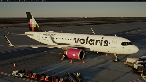Volaris XA-VSG livery Inibuilds A320NEO MSFS2024 (with cabin)