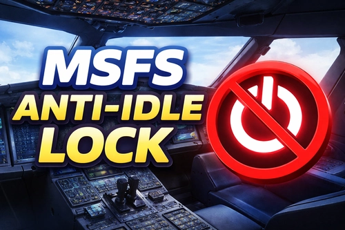 MSFS anti-idle lock