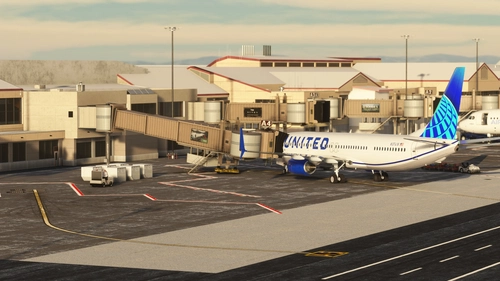 KBZN Yellowstone Bozeman - FSLTL Static Aircraft