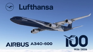 Aerosoft A340-600 - Lufthansa 100 Year Aniversary (fictional) thumbnail 2