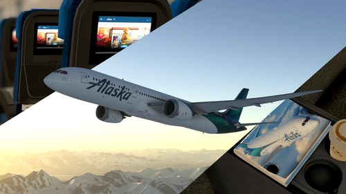 Boeing 787-9 Alaska Airlines (N784HA) w/cabin