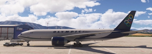 PMDG 777-F Olympic Air Fictional (SX-HOT) (4K) (2024)