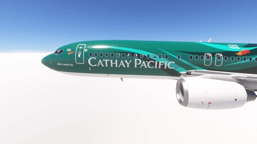 PMDG 737-800 w/ cabin Cathay Pacific - Asia`s world city (B-KPF)