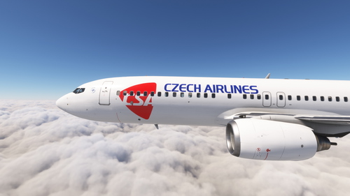 PMDG 737-800 Czech Airlines (OK-TST)