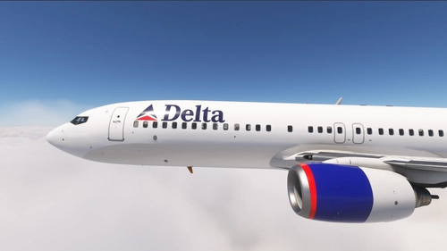 PMDG 737-800 w/ cabin Delta Air Lines Vintage (N3734B)