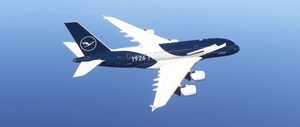 FlyByWire A380 - Lufthansa 100 Year Anniversary D-AIMH (4K) thumbnail 3