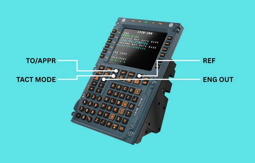 iniBuilds Airbus A300 - WinCtrl MCDU with Display Support