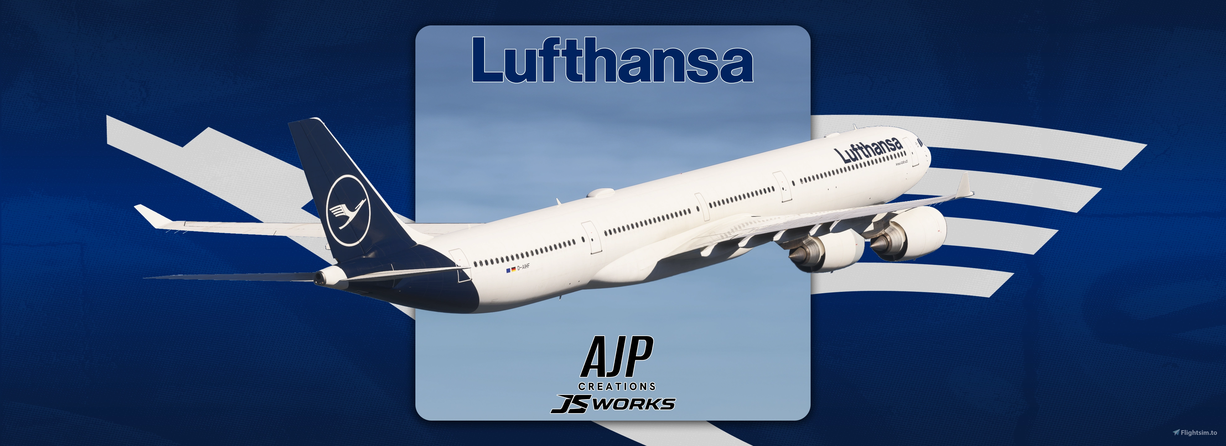 Lufthansa - Modern - D-AIHF - Aerosoft-Toliss A340-600 - Image 1