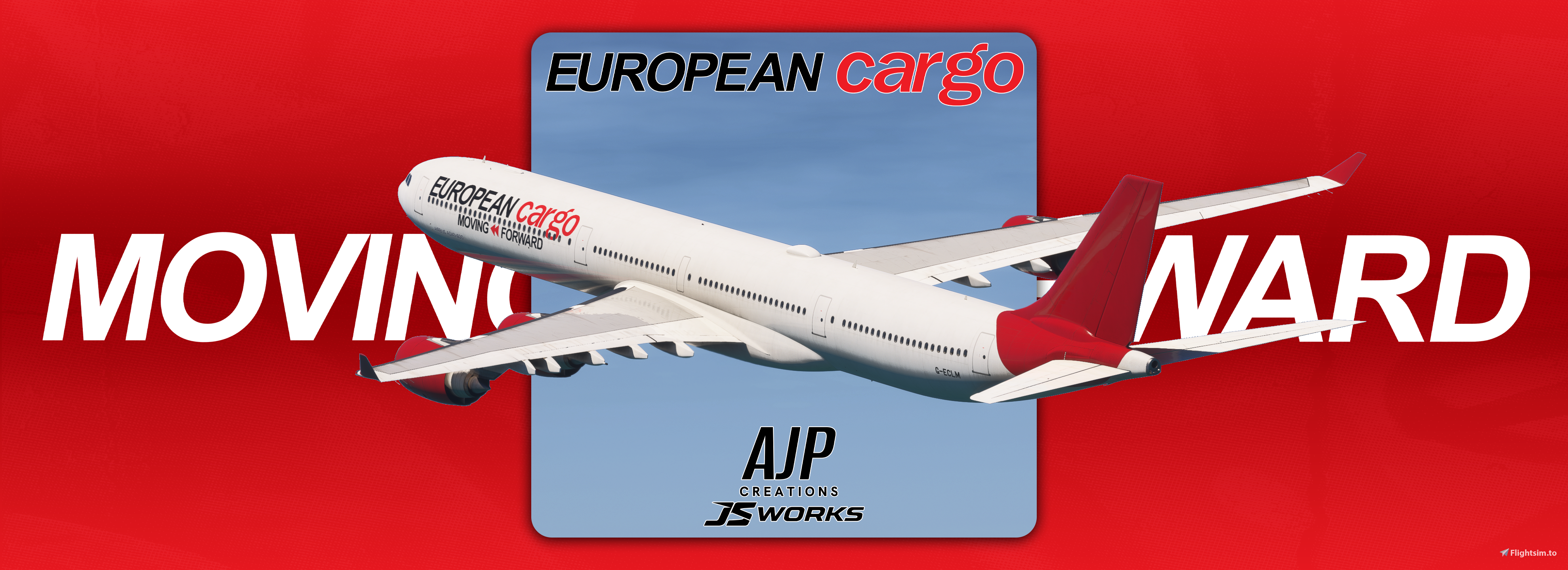 European Cargo - G-ECLM - Aerosoft-Toliss A340-600 - Image 1