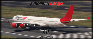 European Cargo - G-ECLM - Aerosoft-Toliss A340-600 thumbnail 2
