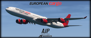 European Cargo - G-ECLM - Aerosoft-Toliss A340-600 thumbnail 5