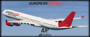 European Cargo - G-ECLM - Aerosoft-Toliss A340-600 thumbnail 9