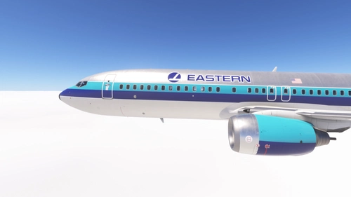 PMDG 737-800 w/ cabin Eastern Air Lines (N8836E)