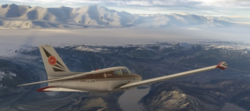 PA-24 Comanche weathered white-brown N-CTNA