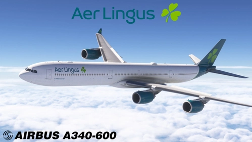 Aerosoft A340-600 - Aer Lingus (fictional)