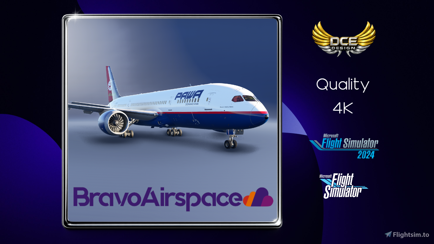 PAWA Dominicana 787-8 | W/Cabin | v 1.3 - Aircraft Liveries for