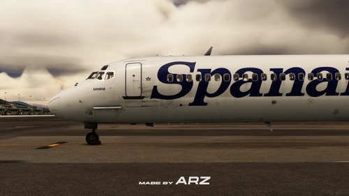 Spanair EC-GQG MD83 | MaddogX (20th) | Custom Cockpit and Cabin