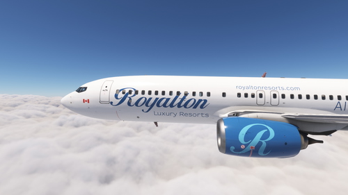 PMDG 737-800 w/ cabin Sunwing Airlines - Royalton Resorts (C-GMXB)