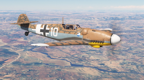 Messerschmitt Bf 109G-2/Trop  "Weiße 10"  4./JG 77
