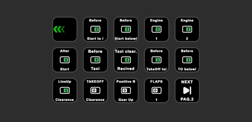 FENIX a3xx - Auto Respond Checklist for rsFirstOfficer - Stream Deck Profile