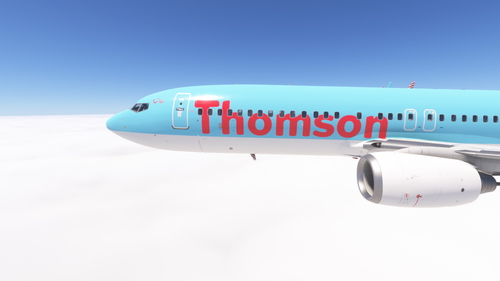 PMDG 737-800 w/ cabin Thomson Airways (G-FDZS)
