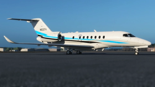 N103TV Citation Longitude