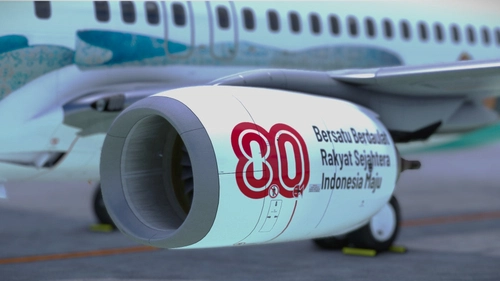 Garuda Indonesia x Cap Bali PDG 737-800 PK-GFU