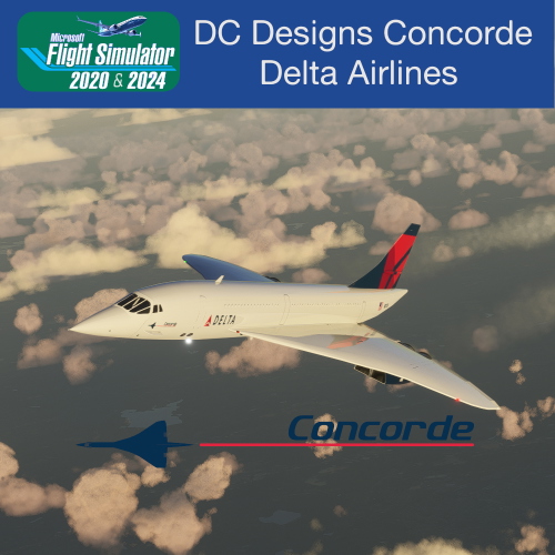 DC Designs Concorde - Delta Airlines