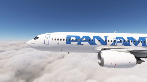 PMDG 737-800 /cabin Pan Am (N407KW)