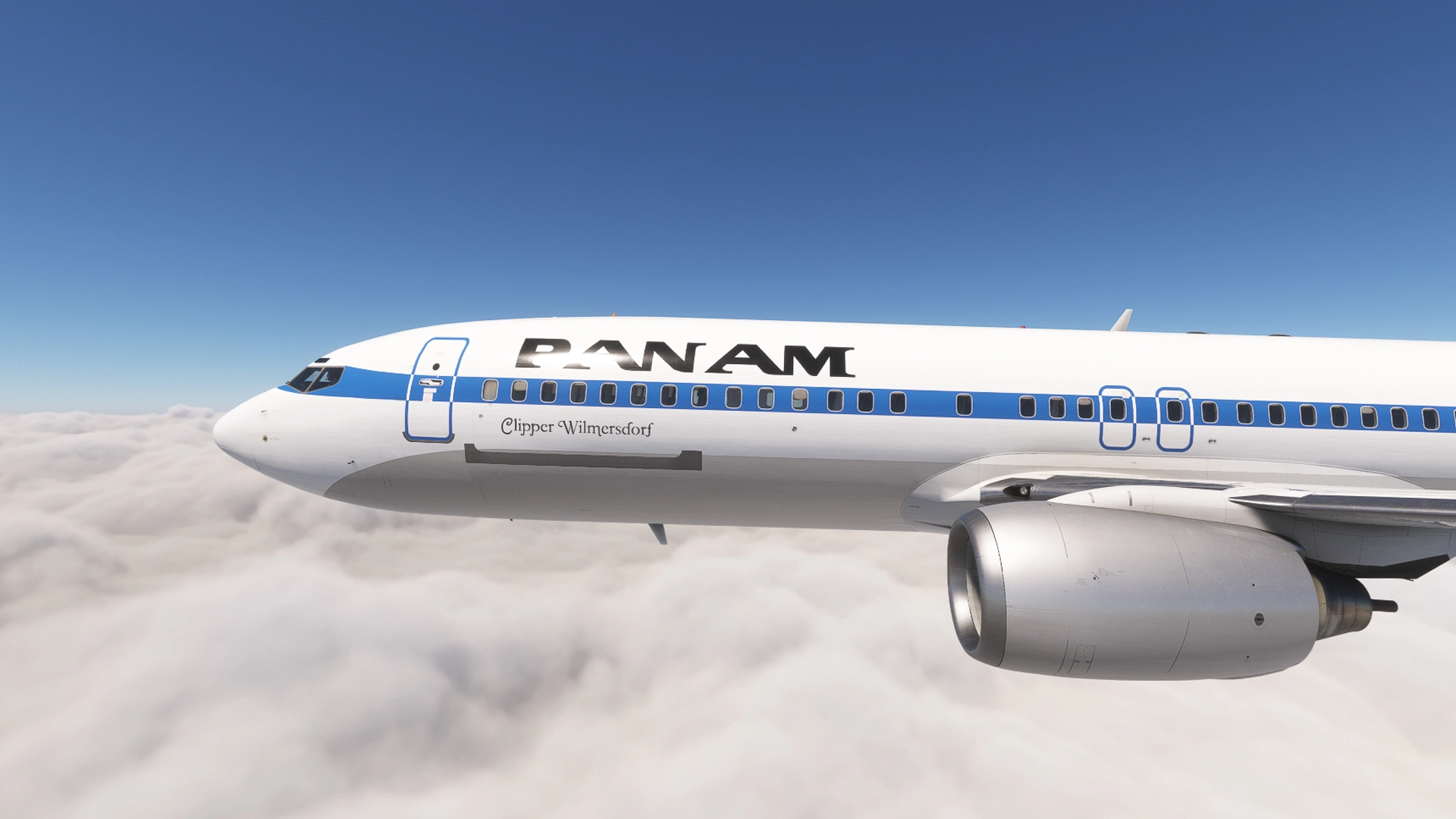 PMDG 737-800 w/ cabin Pan American (N4902W) - Image 1